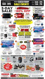 ABC Warehouse weekly ad week 48 Page 1