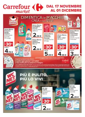 Volantino Carrefour Market (valido fino al 1-12)