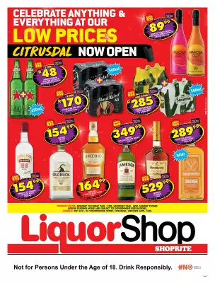 Shoprite Liquor catalogue (valid until 7-12)