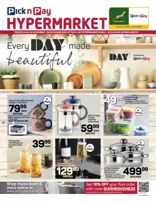 Pick n Pay Hypermarket catalogue (valid until 28-12)