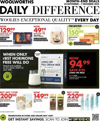 Woolworths catalogue (valid until 7-12)