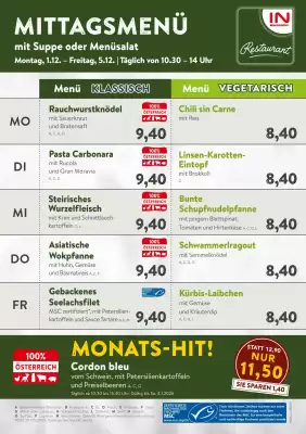 Interspar Restaurant Flugblatt (gültig bis 5-12)