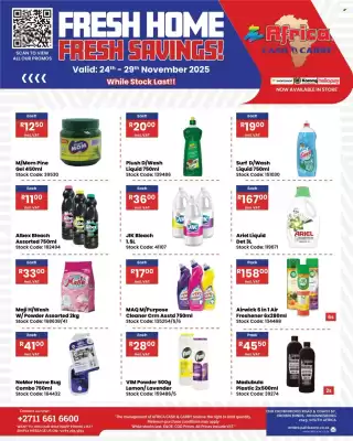 Africa Cash and Carry catalogue (valid until 29-11)