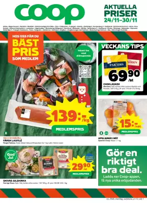 Coop Konsum reklamblad (giltig till och med 30-11)