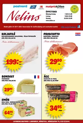 Nelins reklamblad (giltig till och med 30-11)