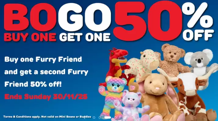 Build-A-Bear catalogue (valid until 30-11)
