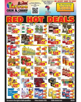 Yarona Cash And Carry catalogue (valid until 26-11)