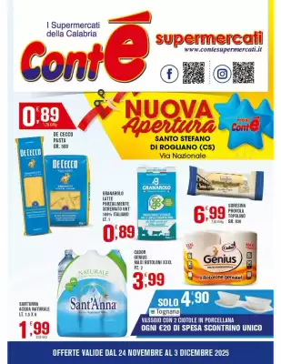 Volantino Conté Supermercati (valido fino al 3-12)