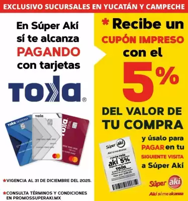 Folleto Super Aki (válido hasta 31-12)