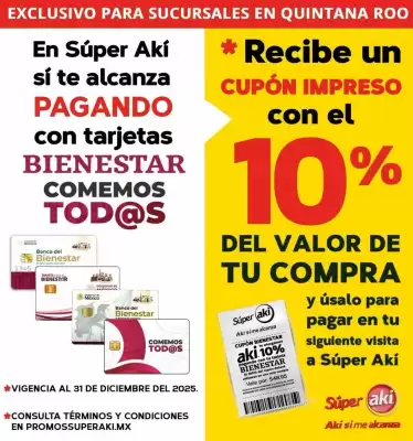 Folleto Super Aki (válido hasta 31-12)