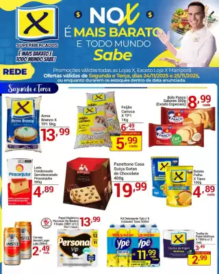 Folheto X Supermercados (válido até 25-11)