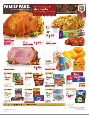Family Fare weekly ad (valid until 29-11)