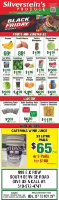 Silverstein's Produce flyer (valid until 28-12)