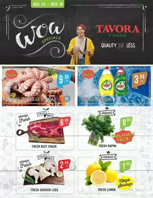 Tavora Foods flyer (valid until 28-12)