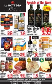 La Bottega Nicastro flyer Page 1