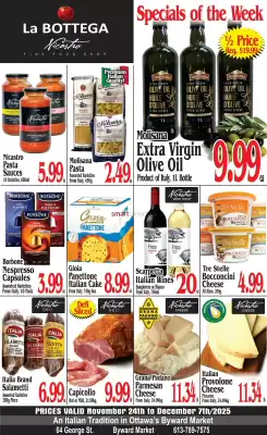 La Bottega Nicastro flyer (valid until 28-12)