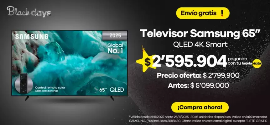 Catálogo Éxito (válido hasta 26-11)