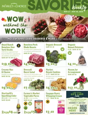 Market of Choice weekly ad (valid until 30-11)