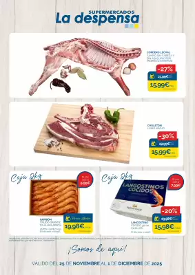 Folleto Supermercados La Despensa (válido hasta el 1-12)