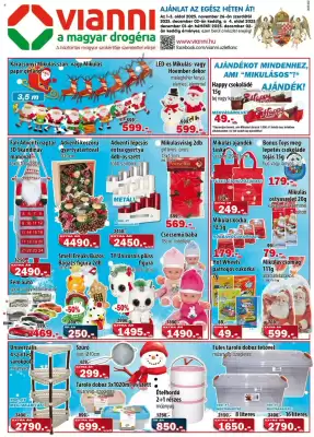 Vianni Drogéria akciós újság (érvényes eddig: 2-12)