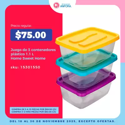 Catálogo Almacenes Anfora (válido hasta 30-11)