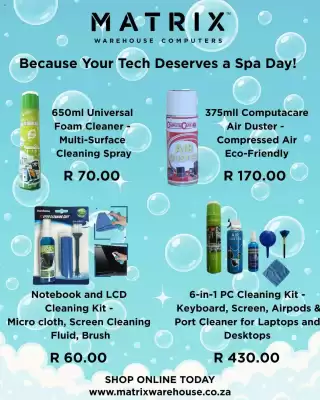 Matrix Warehouse catalogue (valid until 30-11)