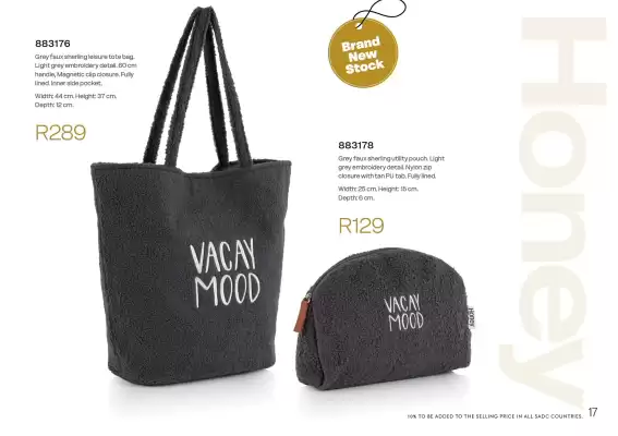 Honey Fashion Accessories catalogue (valid until 1-12)