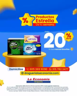 Catálogo Droguería la Economía (válido hasta 30-11)