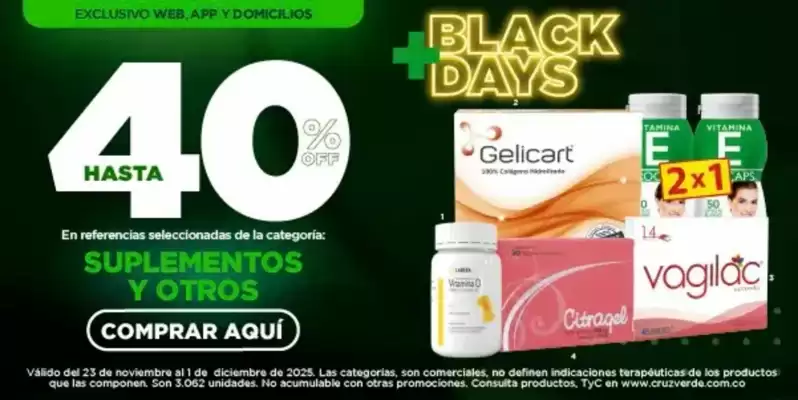 Catálogo Cruz verde (válido hasta 1-12)