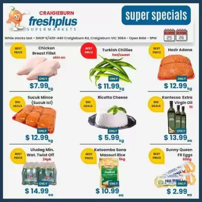 Fresh Plus Supermarkets catalogue (valid until 26-11)