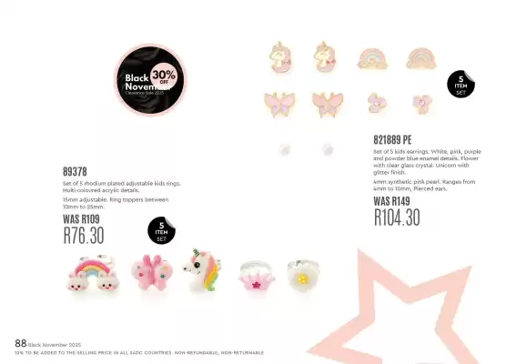 Honey Fashion Accessories catalogue (valid until 1-12)