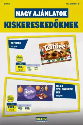 Metro akciós újság (érvényes eddig: 31-12)