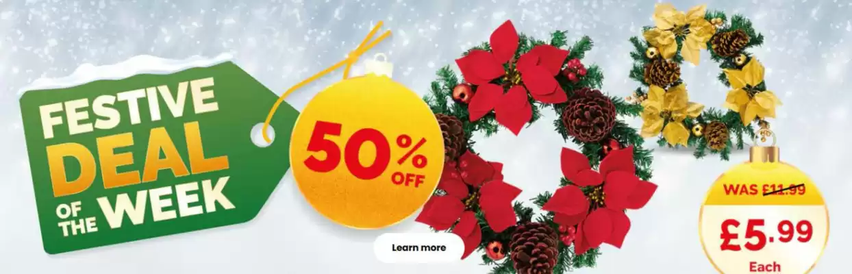 Poundstretcher leaflet (valid until 2-12)