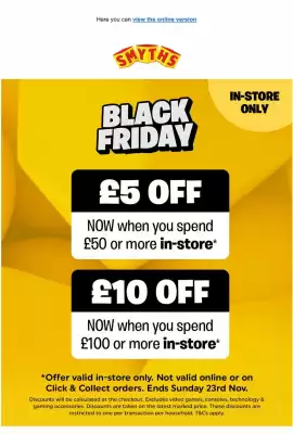 Smyths Toys catalogue (valid until 29-11)