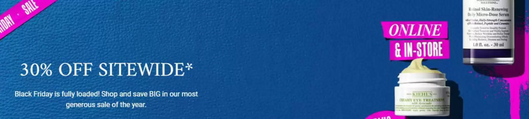 Kiehl's leaflet (valid until 1-12)