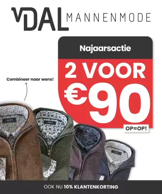 Van Dal Mannenmode folder (geldig t/m 1-12)