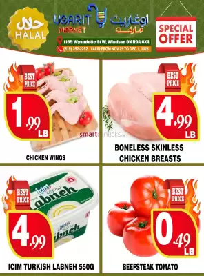 Ugarit Market flyer (valid until 8-12)