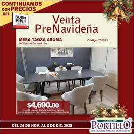 Catálogo Mueblerías Portillo Página 1