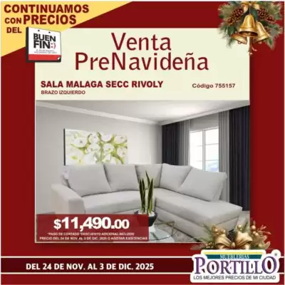 Catálogo Mueblerías Portillo (válido hasta 3-12)