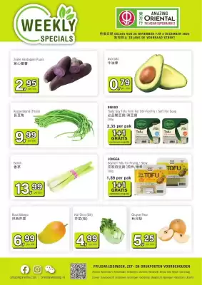 Amazing Oriëntal folder (geldig t/m 2-12)