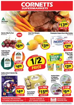 CORNETTS catalogue (valid until 2-12)