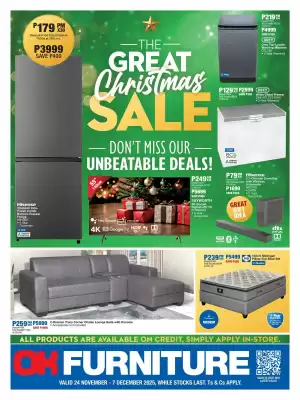 OK Furniture catalogue (valid until 7-12)