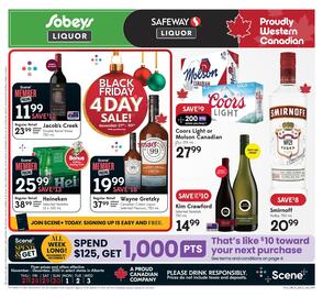 Sobeys Liquor flyer week 48 Page 1