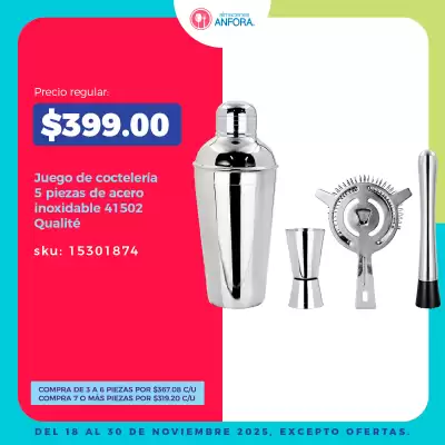 Catálogo Almacenes Anfora (válido hasta 30-11)