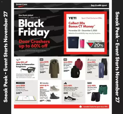 Sport Chek flyer (valid until 28-11)