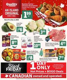 Quality Foods flyer week 48 Page 1
