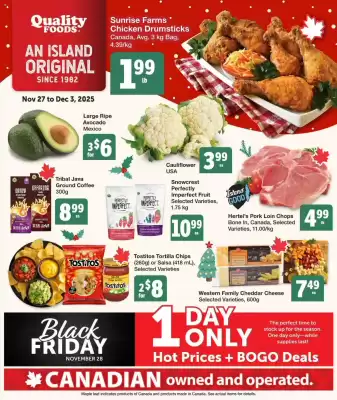 Quality Foods flyer (valid until 4-12)