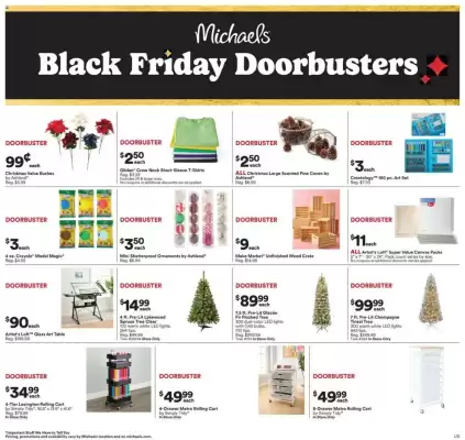 Michaels weekly ad (valid until 1-12)