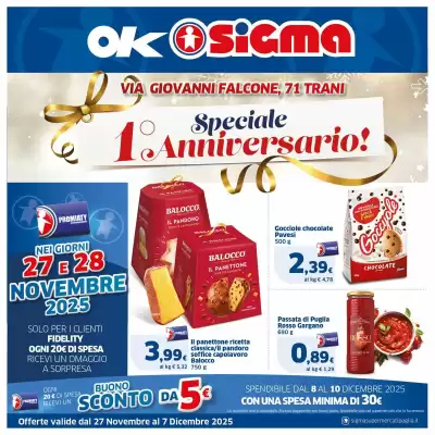 Volantino Ok Sigma (valido fino al 7-12)