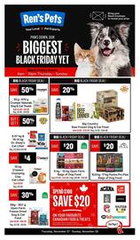 Ren’s Pets Depot flyer week 48 Page 1